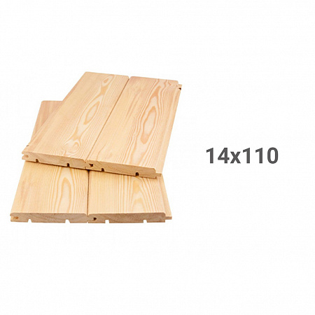 Вагонка штиль Лиственница C 14*110*4000